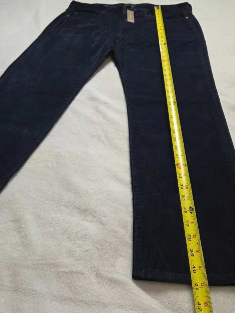 New 36x30 J.Crew 770 straight-fit five-pocket pant in stretch corduroy Navy cord